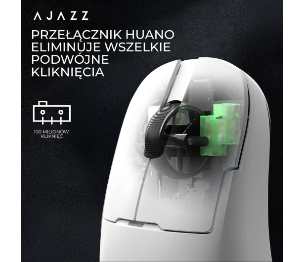 Ajazz AJ159PRO 3395-8K ze stacją dokującą biała - 1536398 - zdjęcie 12